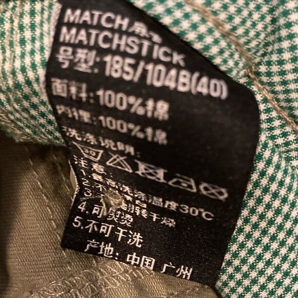 Matchstick Men's Retro Relaxed Plus Size Cargo Pants with Multi Pockets 4XL NWT - Picture 8 of 11